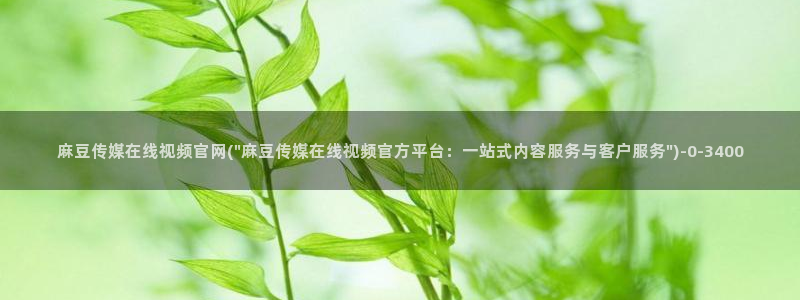 麻豆精选页