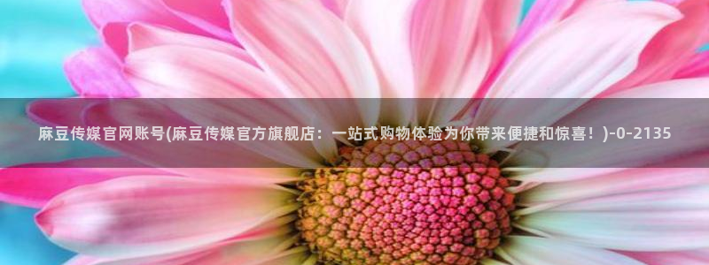 麻豆视频在线：麻豆传媒官网账号(麻豆传媒官方旗舰店：一站式购物体验为你带